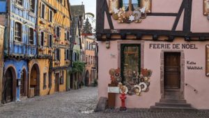 Magasin de noël à Riquewihr